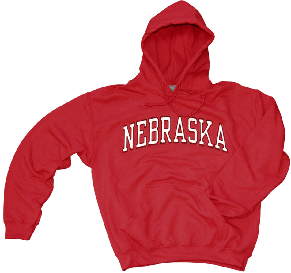 Red Nebraska Varsity Hoodie