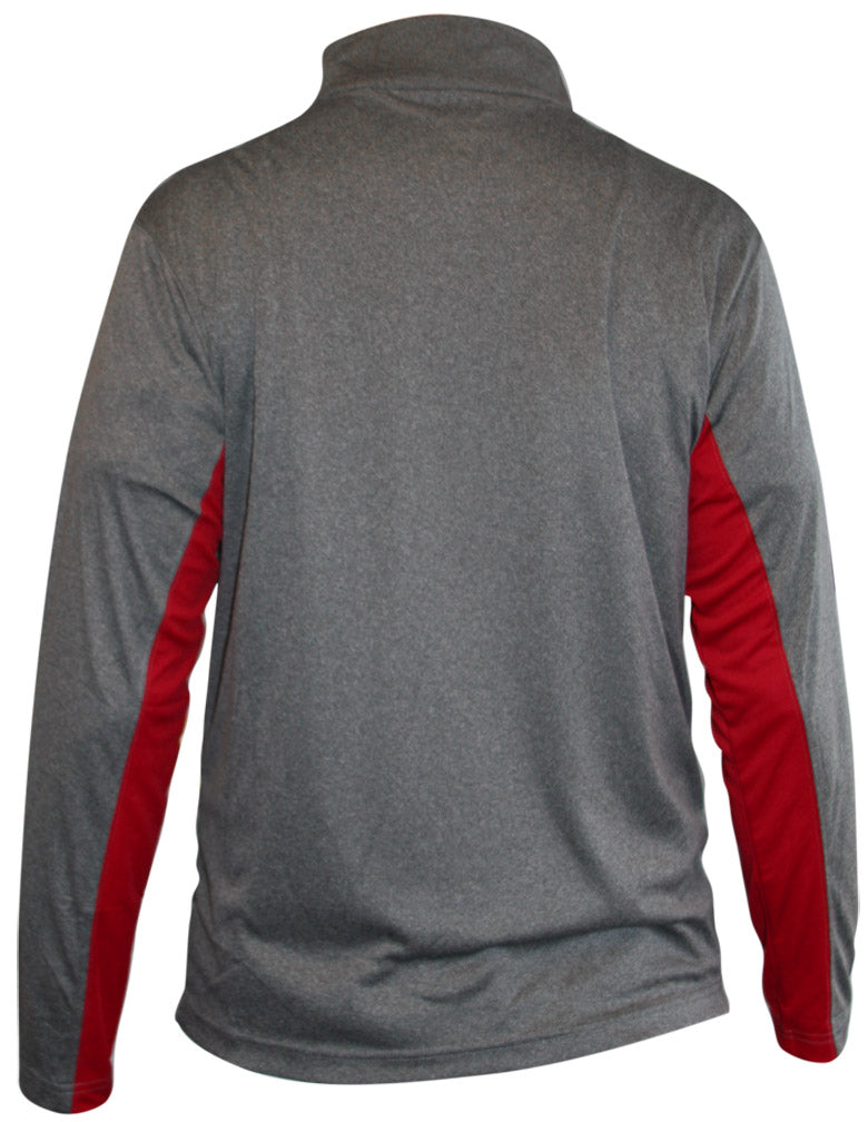 Mens Charcoal 1/4 Zip Pullover