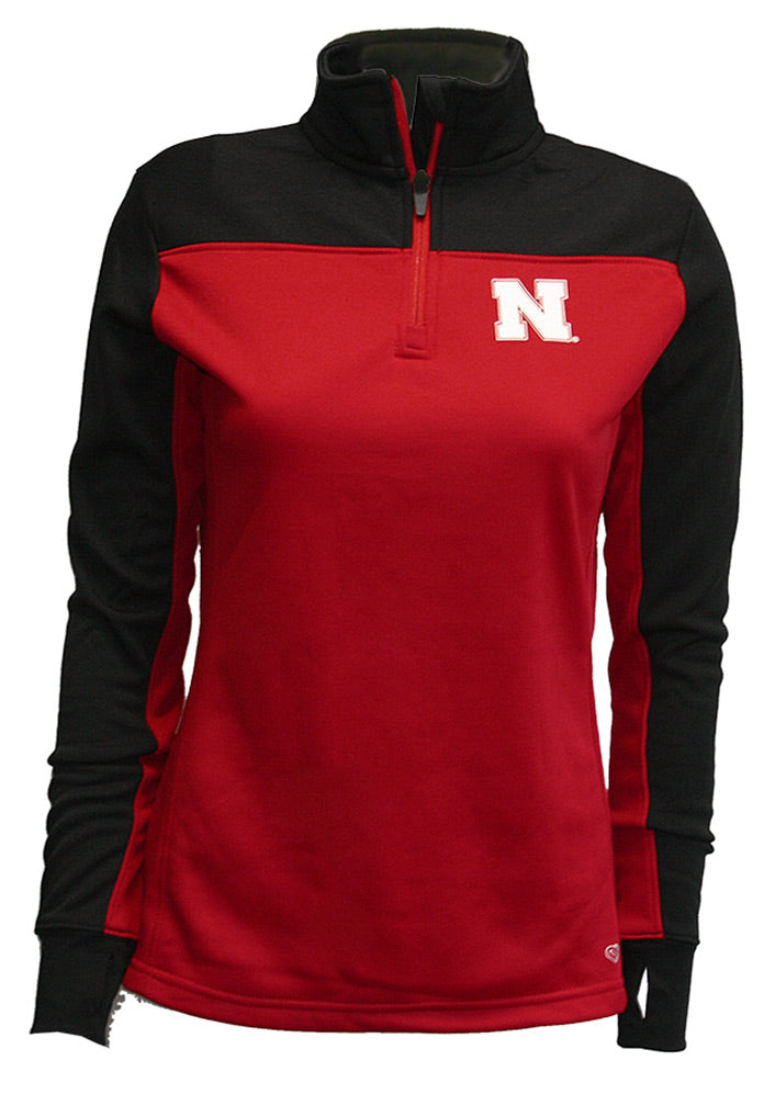 Red N Black Womens Joust 1/4 Zip