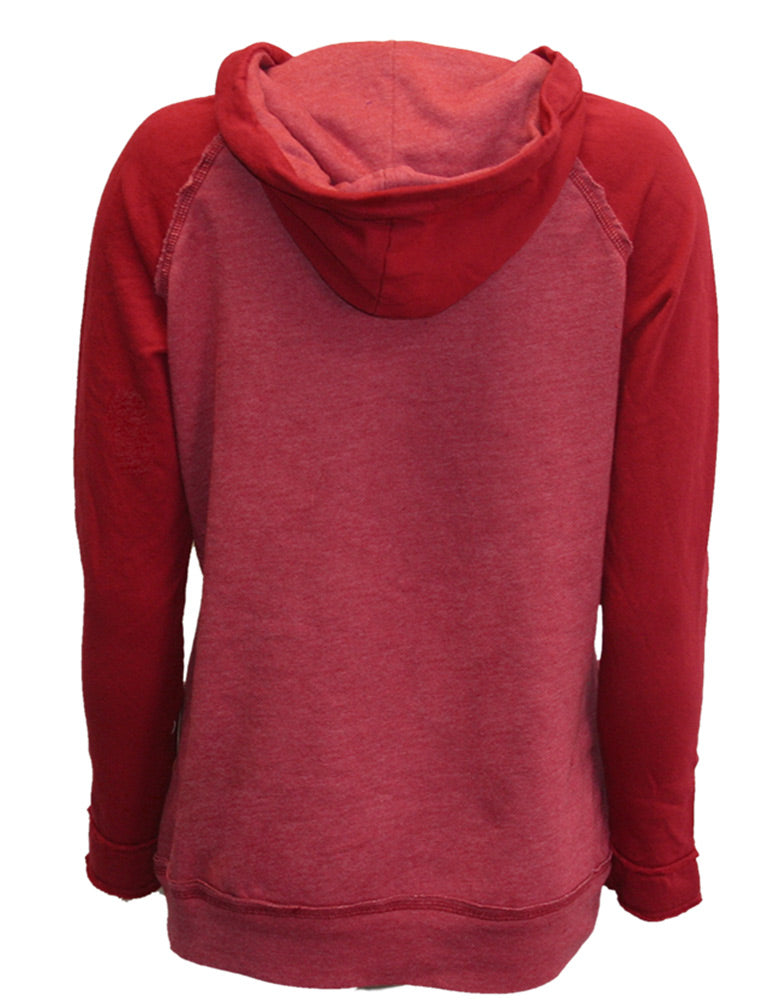 Ladies Vintage Nebraska Raglan Hoodie