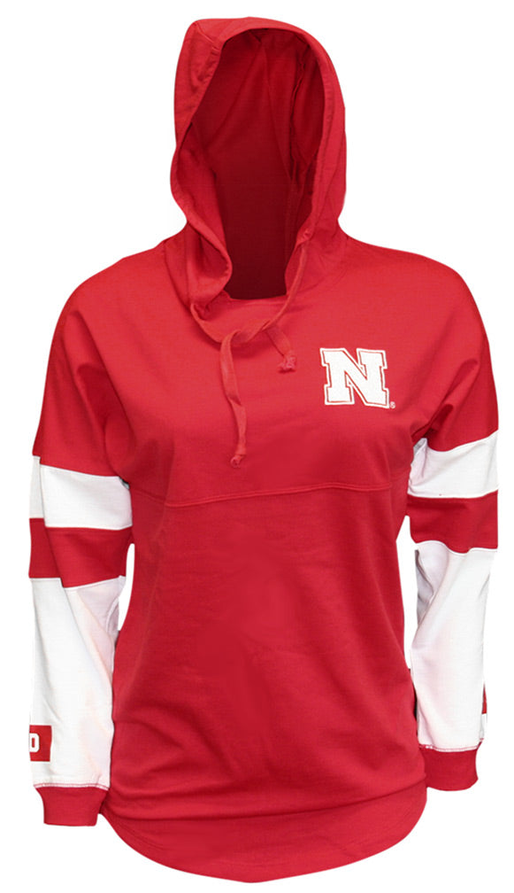 Go Big Red Nebraska N Womens Hoodie