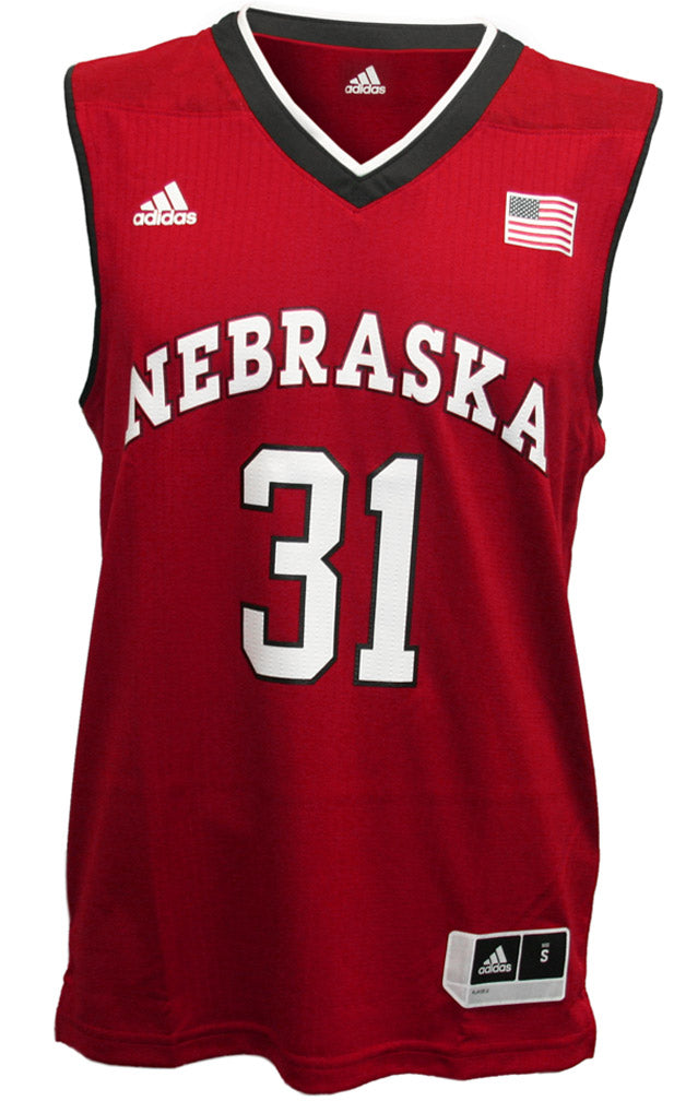 ADIDAS Huskers B-Ball Champ Jersey #31