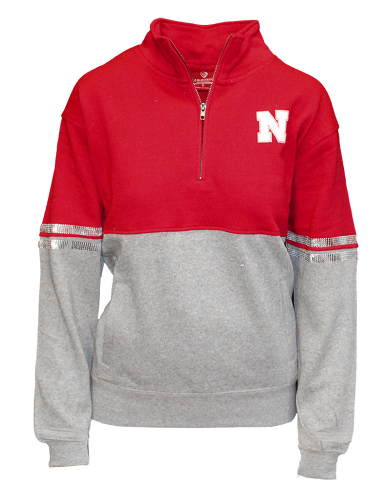 Womens Sparkle N Rudy Fleece Pullover