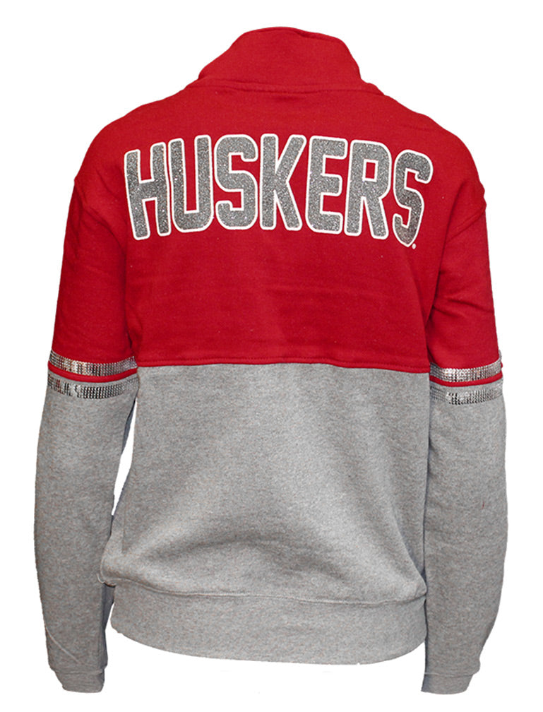 Womens Sparkle N Rudy Fleece Pullover