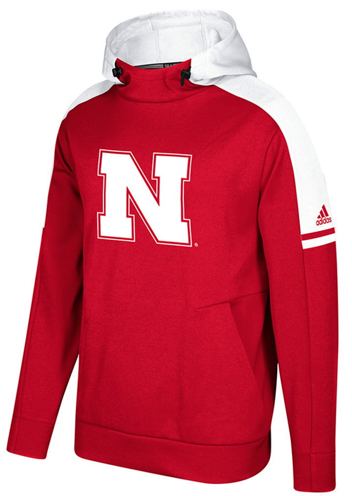 Adidas Official Husker Sideline Player Red Hoody