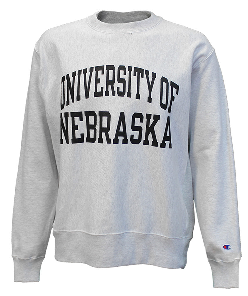 Silver Gray Arch Crew Sweatshirt