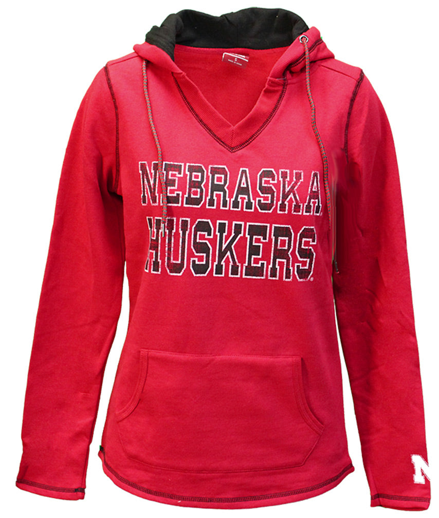 Nebraska Huskers Gals VNeck Hoodie
