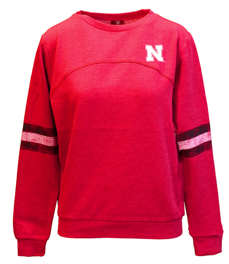 Varsity Stripes Nebraska Pullover