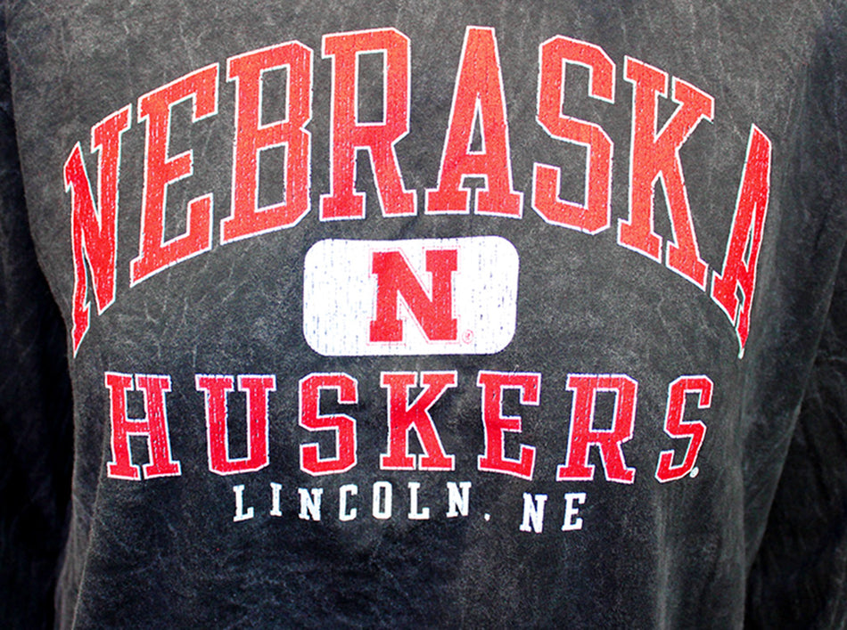 Nebraska Huskers Mineral Wash Hoodie