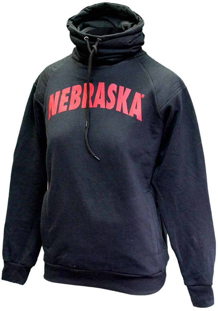 Arch Nebraska Cowl Neck Hoodie
