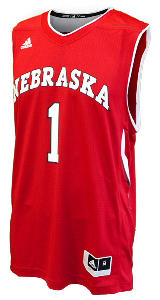 Adidas Nebraska Basketball Home 1 Jersey