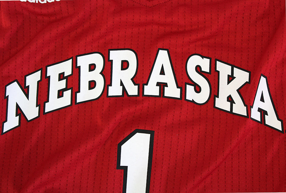 Adidas Nebraska Basketball Home 1 Jersey