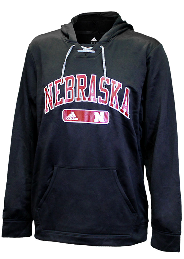 Adidas Lace-Up Nebraska Heat Hoodie
