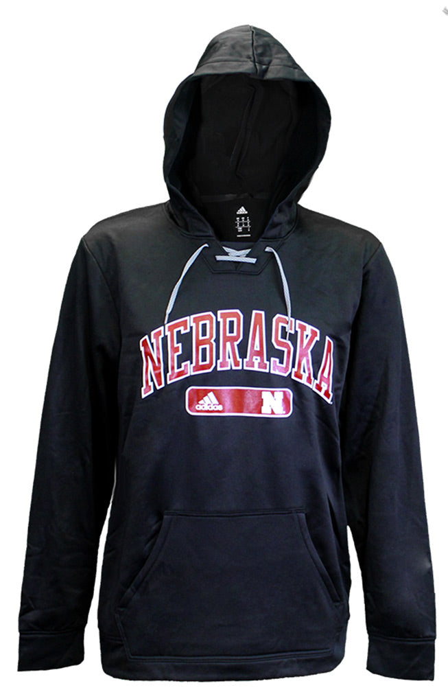 Adidas Lace-Up Nebraska Heat Hoodie