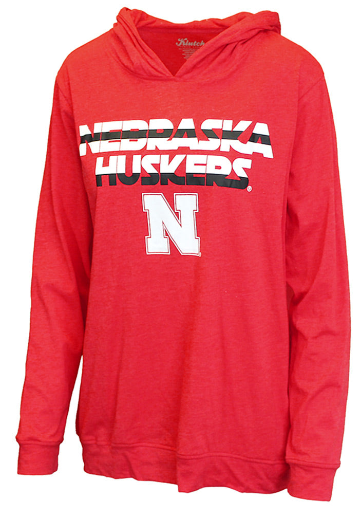 Nebraska Huskers Striped Plus Ladies Hood