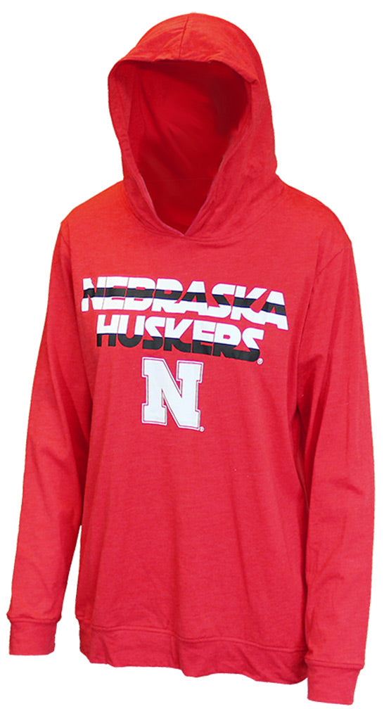 Nebraska Huskers Striped Plus Ladies Hood