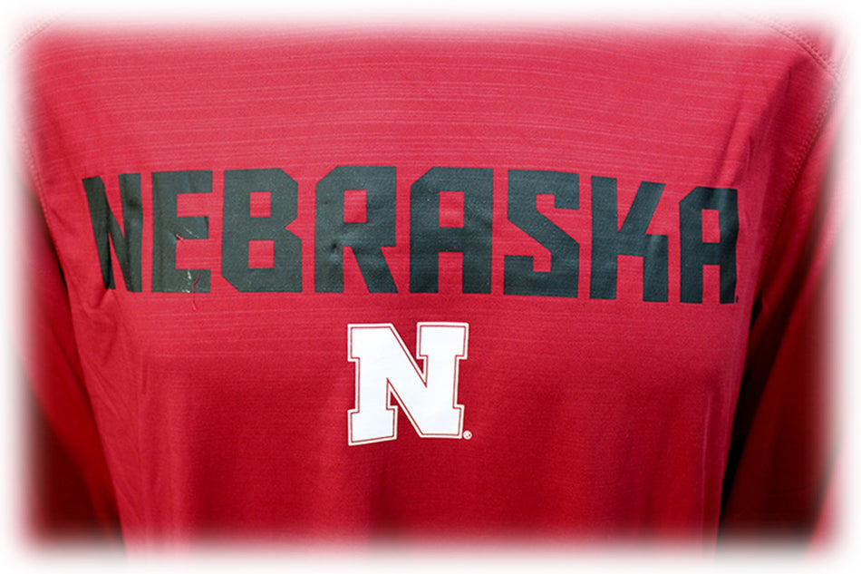 Nebraska N LS Setter Tee