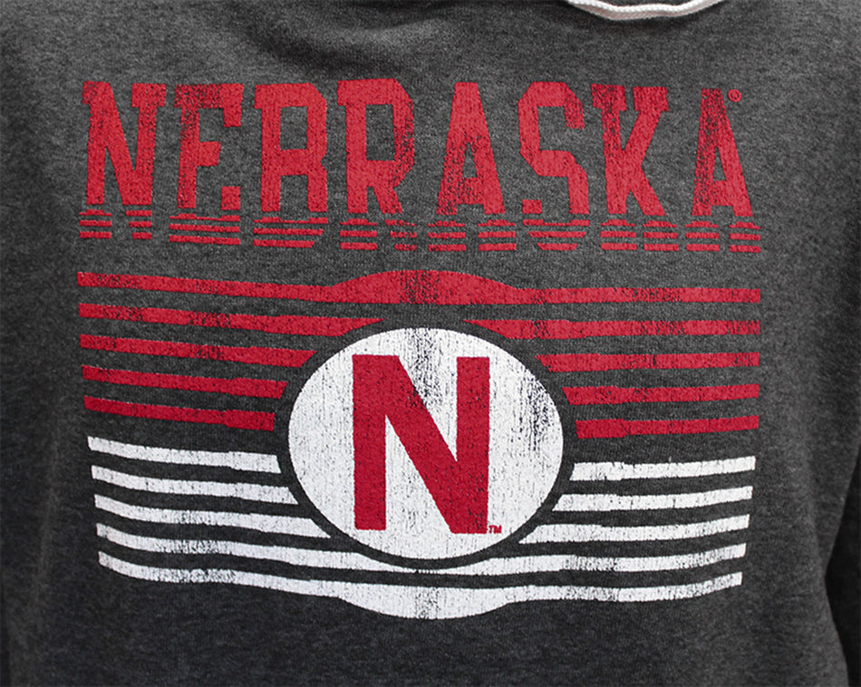 Husker End Zone Triblend Hoodie