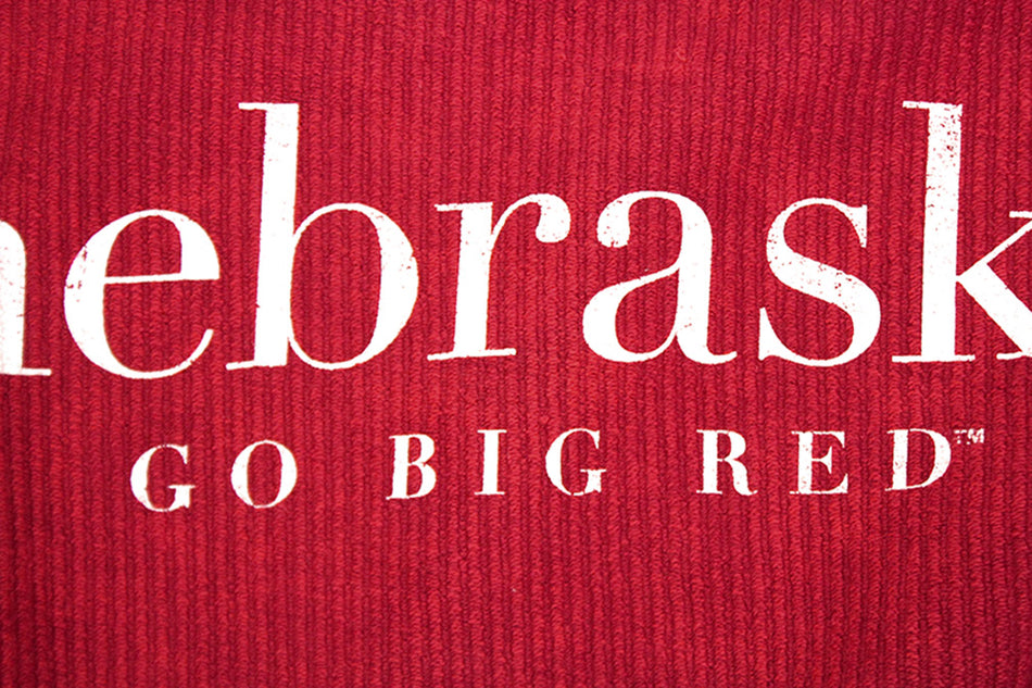 Womens Go Big Red Corded Comfy Crew
