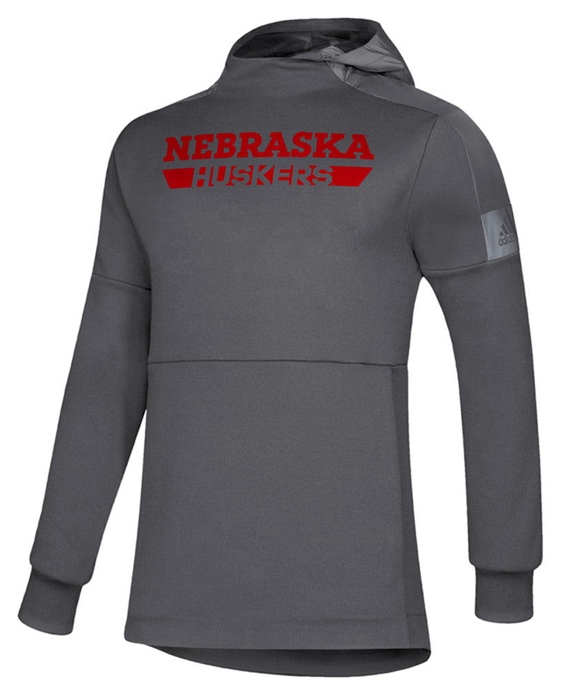 Adidas Buster Boy Game Mode Huskers Hoodie - Grey
