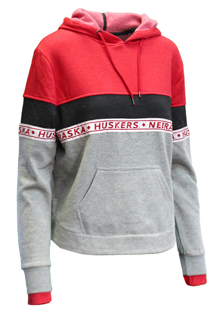 Ladies Nebraska Pullover Hoodie