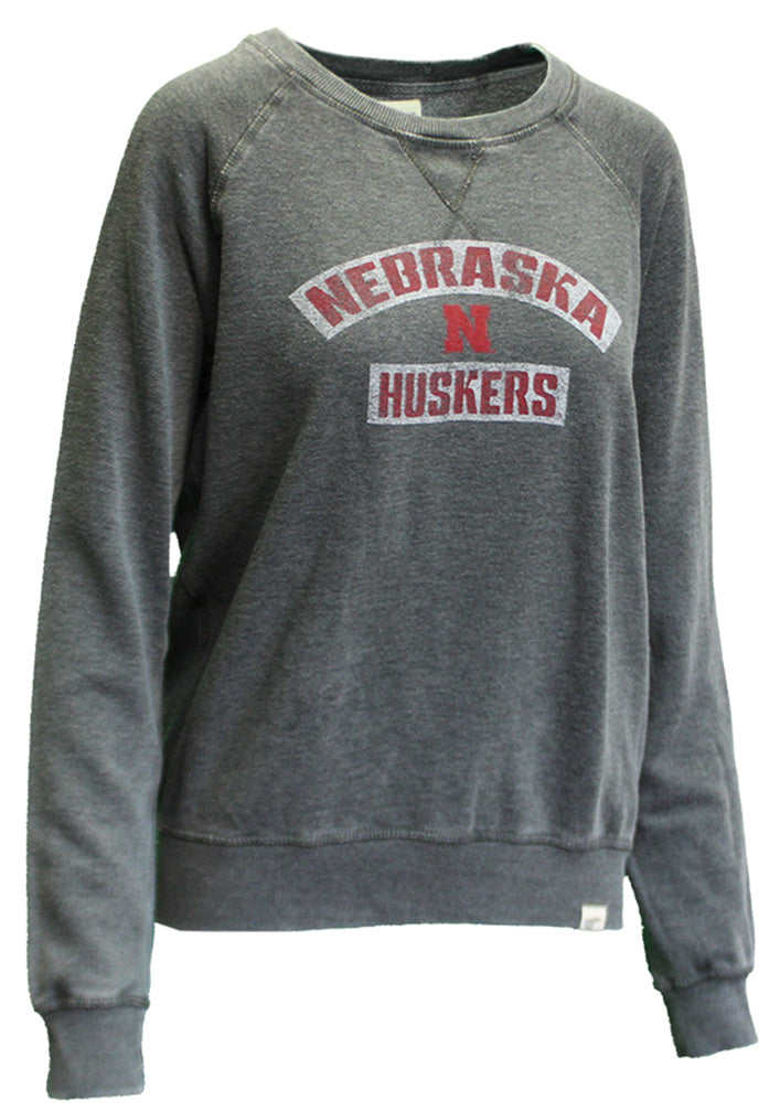 Womens Nebraska Huskers Burnout Crew