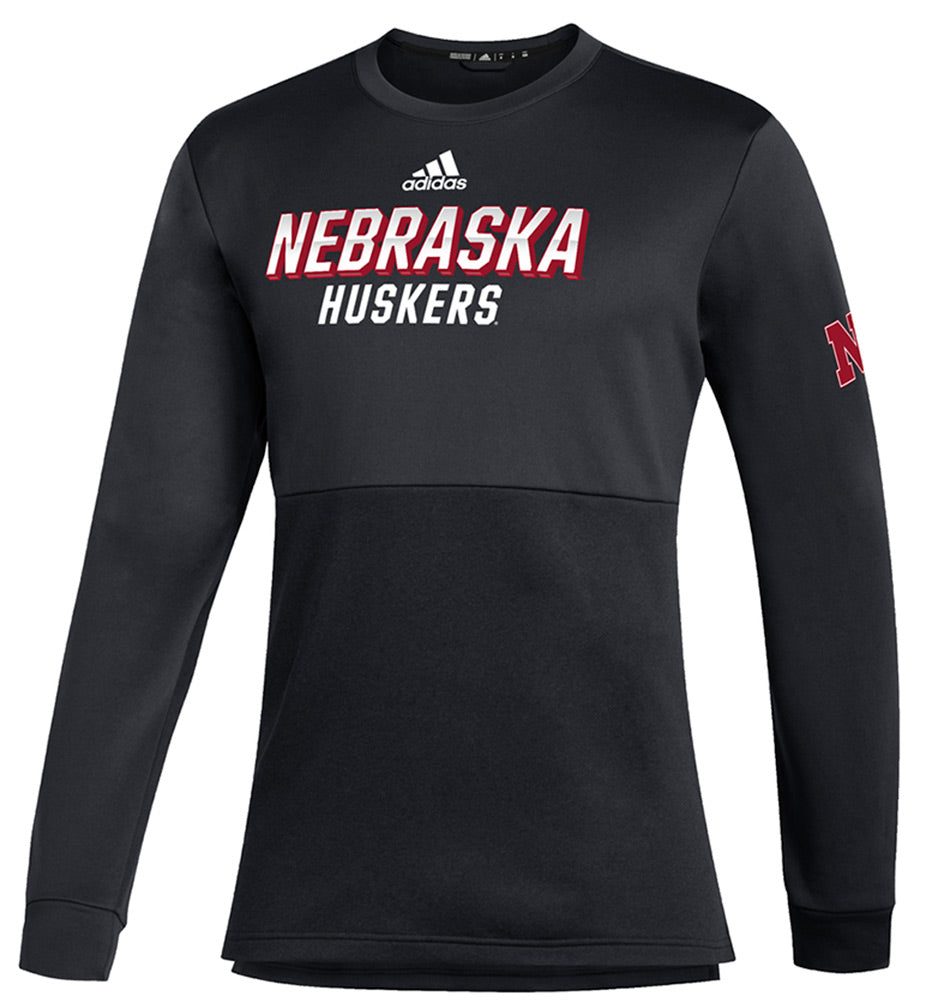 Adidas Nebraska Huskers Locker Chromed Crew