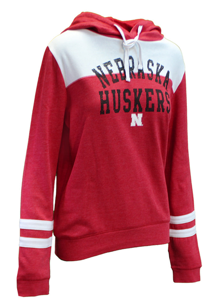 Womens Scarlet N Cream Triblend Hoodie