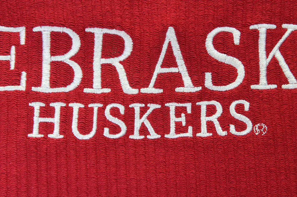 Womens Nebraska Huskers Corded Crop