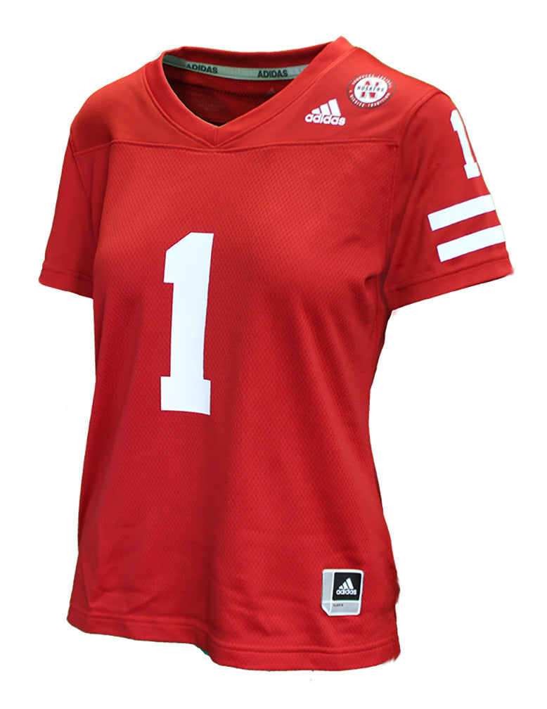 Adidas Womens Nebraska No 1 Replica Home Jersey