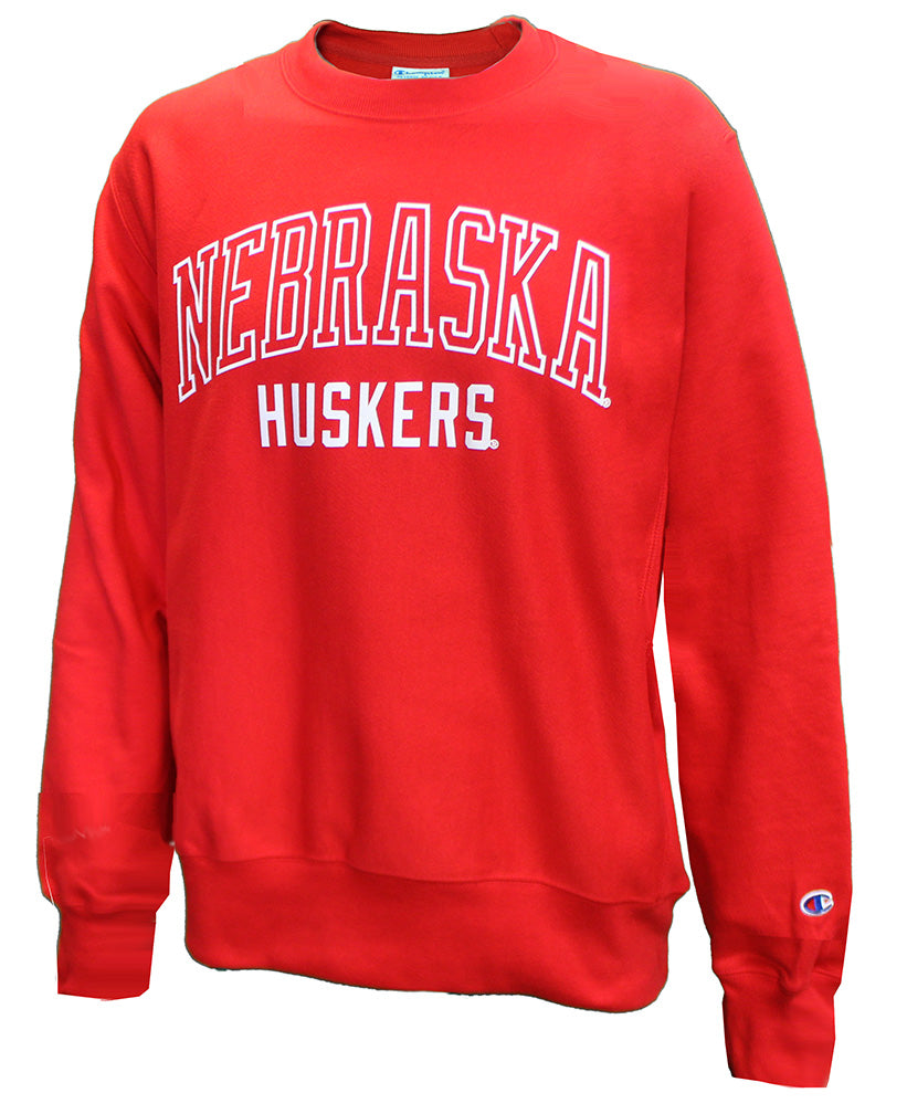 Nebraska Huskers Reverse Weave Champion Crew