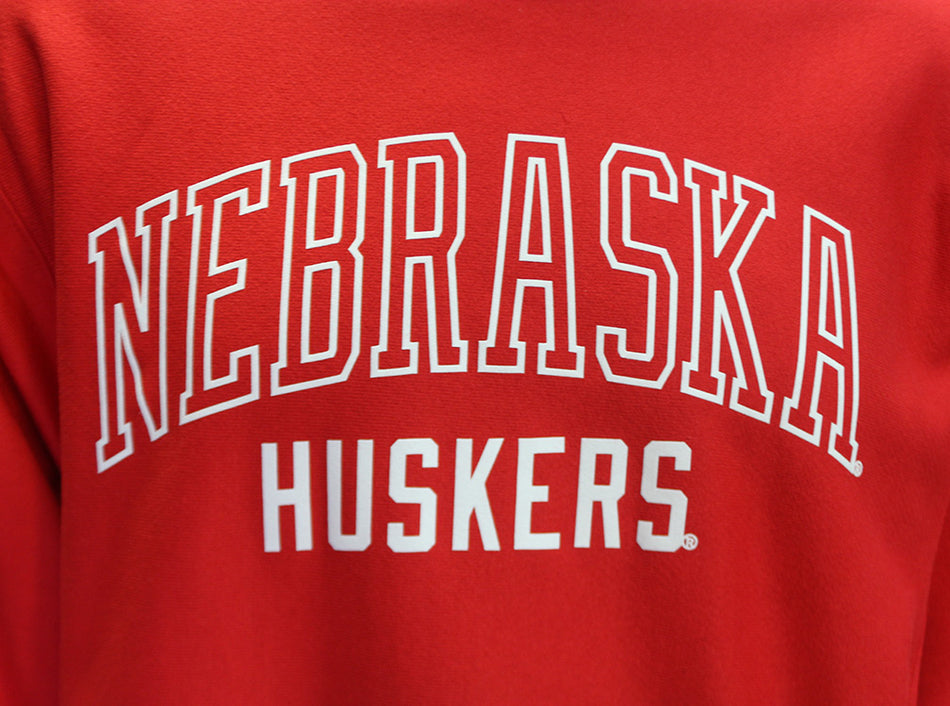 Nebraska Huskers Reverse Weave Champion Crew