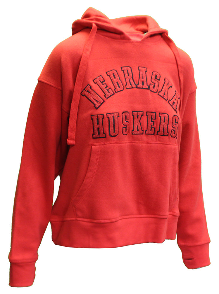 Womens Nebraska Cozy Pressbox Hoodie