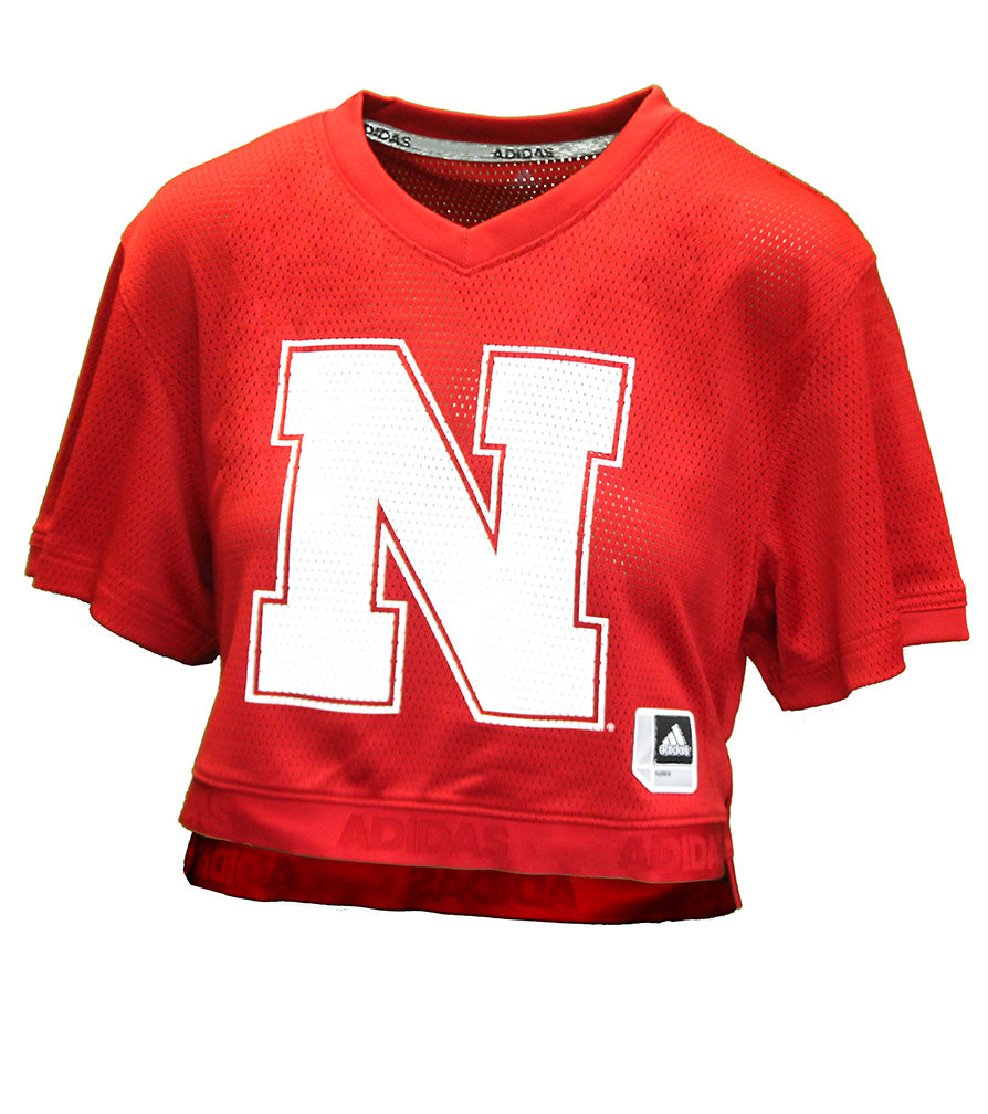 Adidas Womens Nebraska Crop Home Jersey