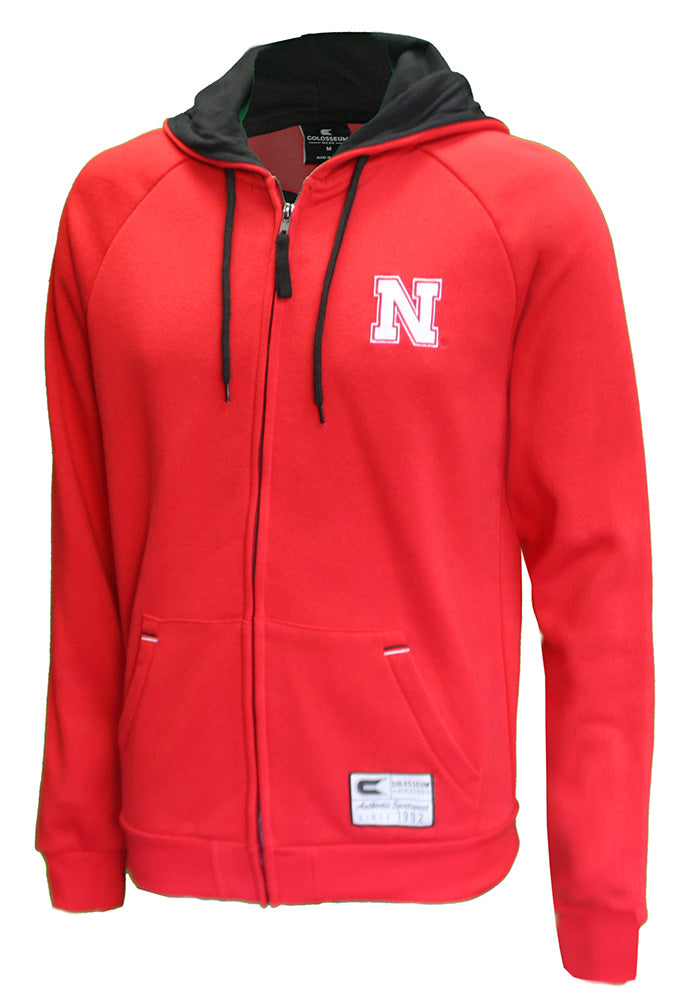 Nebraska Deep Post Full Zip Hoodie