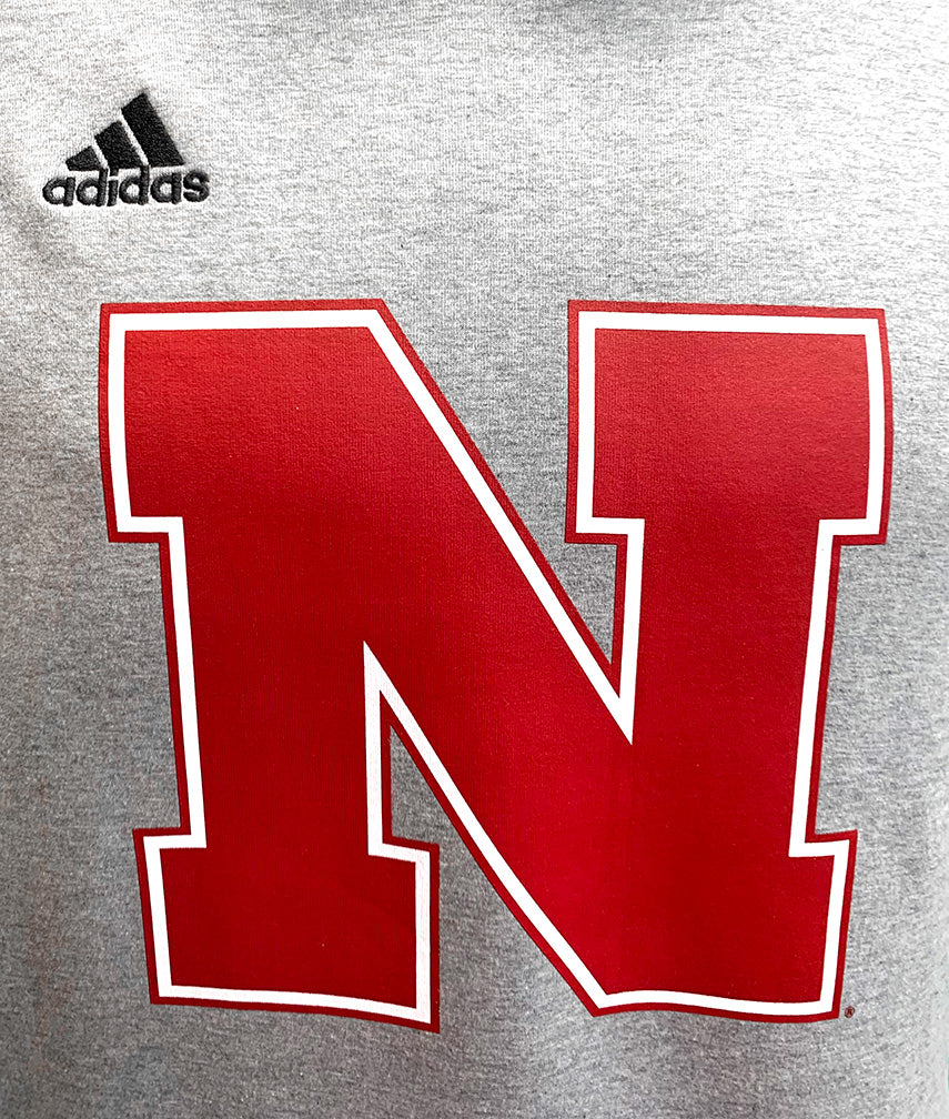 Adidas Nebraska Rhule Patriot Short Sleeve Hoodie