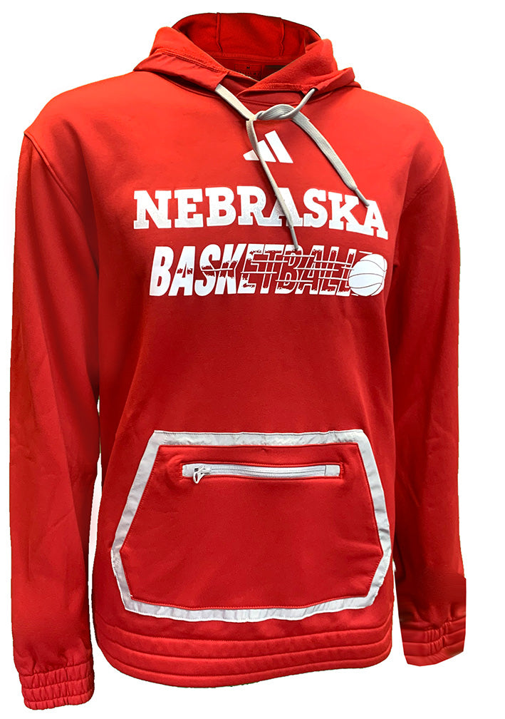Adidas Nebraska Basketball Locker Flash Cut Hoodie