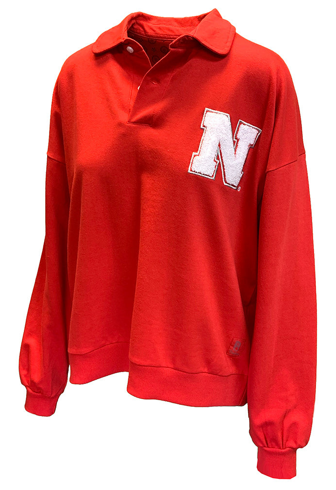 Womens Nebraska Iron N Martha Fashion Prep Sweatshirt