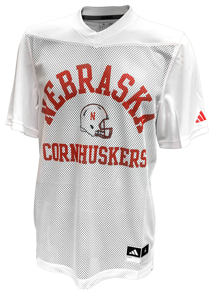 Adidas 2024 Nebraska Cornhuskers Helmet 90's Mesh Jersey