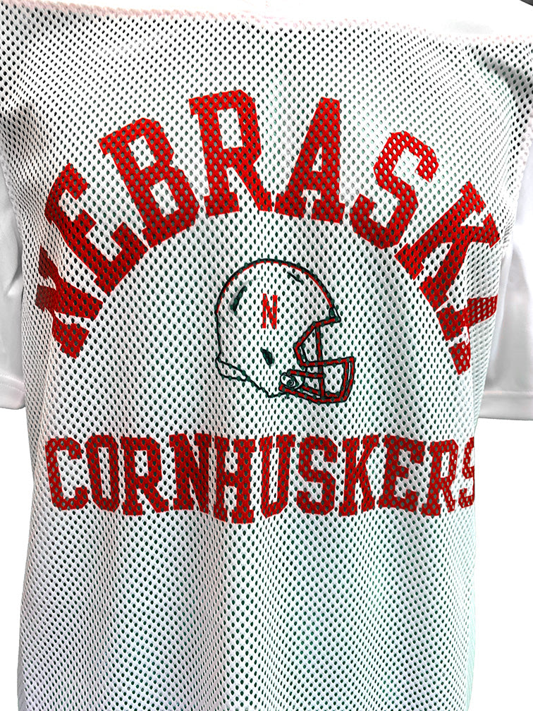 Adidas 2024 Nebraska Cornhuskers Helmet 90's Mesh Jersey