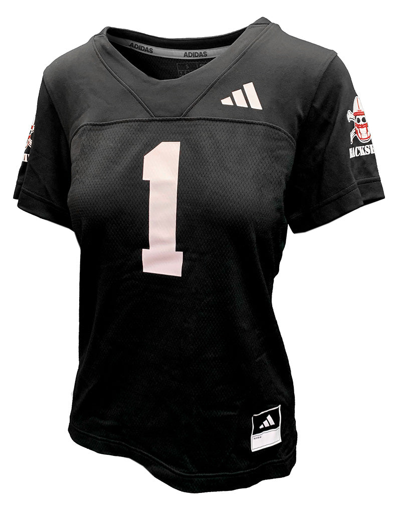 Adidas 2024 Womens Blackshirts no 1 Nebraska Jersey