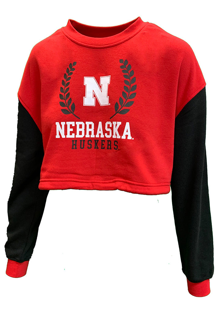Womens Nebraska Cinch Colorblock Sweatshirt