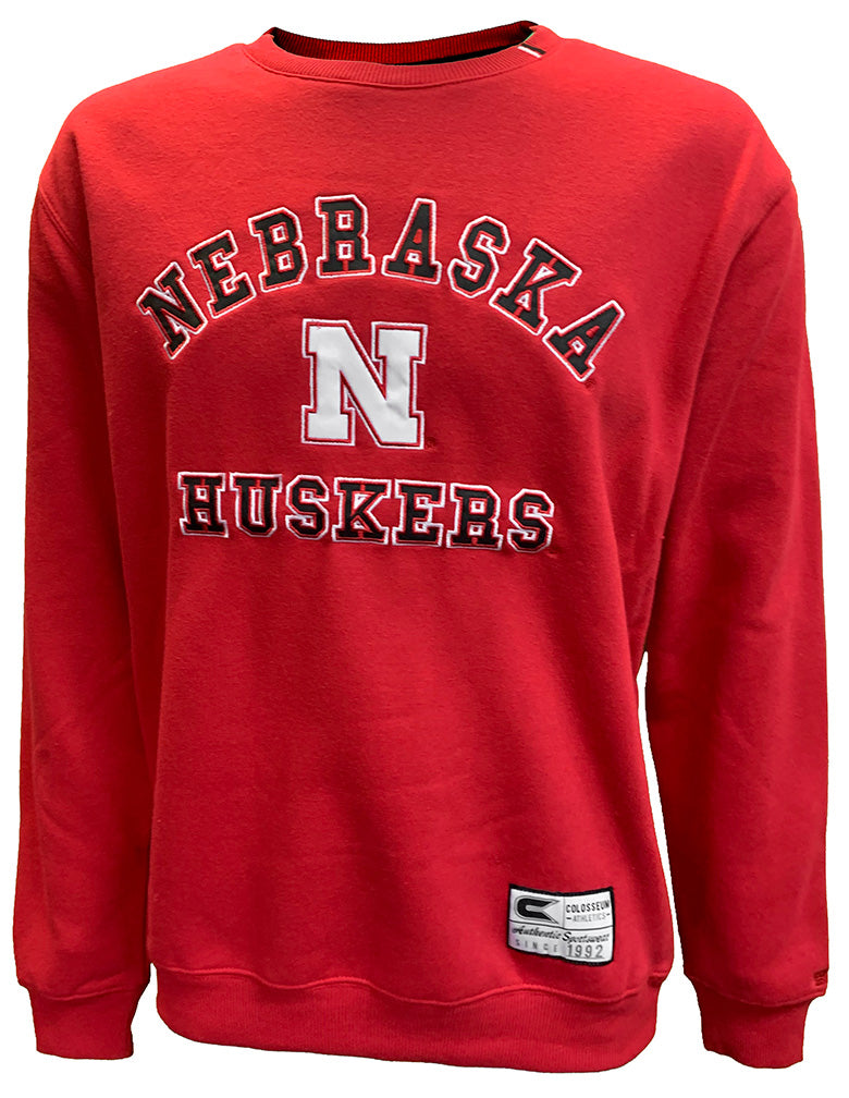 Colosseum Nebraska Team Crew Sweatshirt