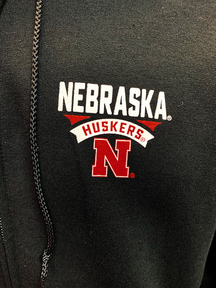 Nebraska Huskers Powerblend Full Zip Champion Hoodie