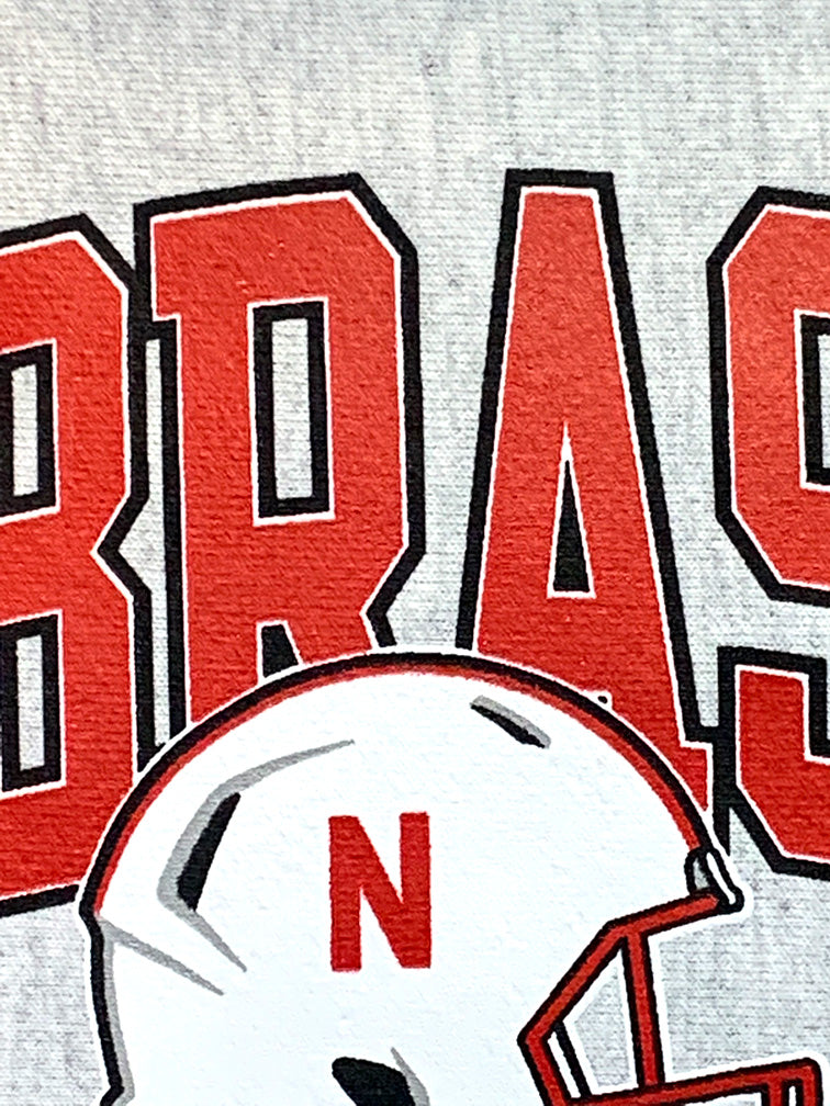 Nebraska Helmet Reverse Weave Crew