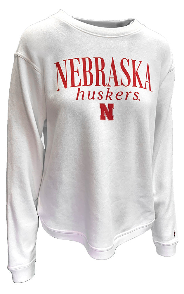 Womens Varsity Nebraska Huskers Crewneck
