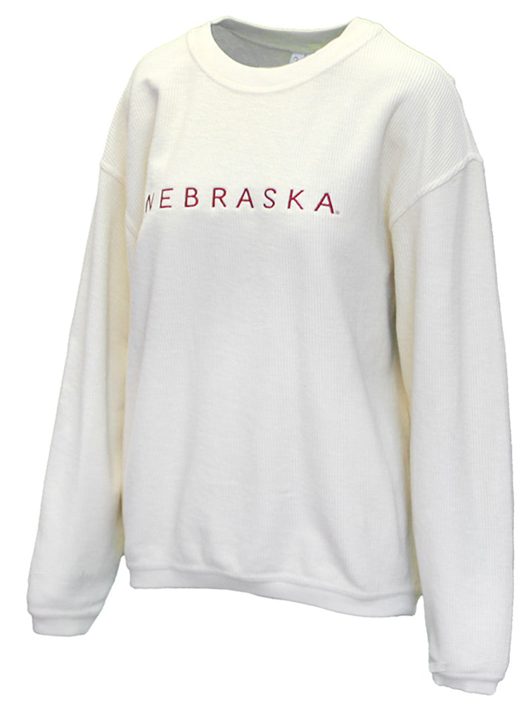 Womens Corded Nebraska Chika-D Sweatshirt