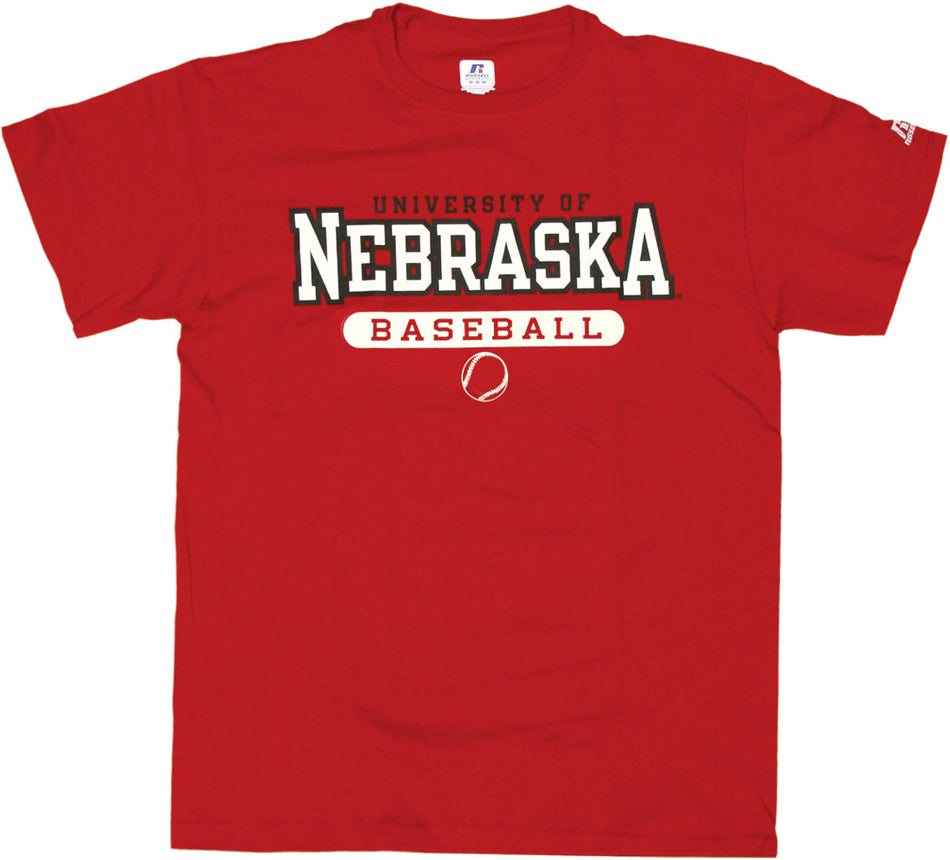 RED NE BASEBALL TEE