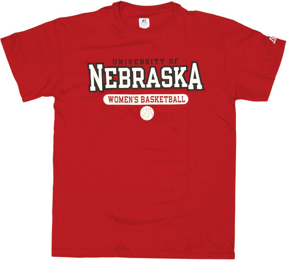 RED NE WOMEN'S BBALL TEE