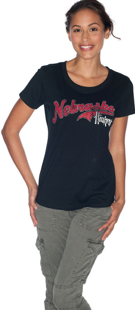 W. BLACK NEBRASKA CAP SLEEVE TEE